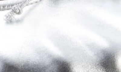 Balenciaga Fetish Metallic Ballerina Flats In Silver