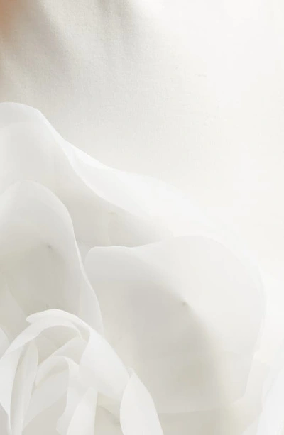 Shop Cynthia Rowley Floral Appliqué Hem Cocktail Dress In White