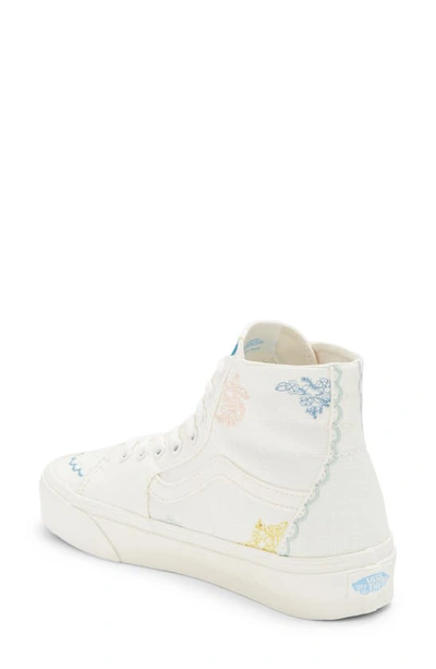 Shop Vans Sk8-hi Tapered Sneaker In Linen Blossom Cloud Dancer