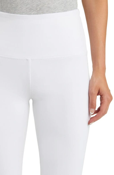 Lyssé High Waist Denim Leggings In White
