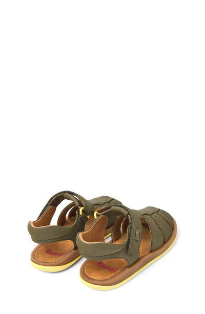 Camper Kids' Bicho Fisherman Sandal In Medium Green