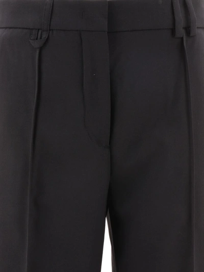 Shop Jacquemus "le Pantalon Camargue" Trousers In Black