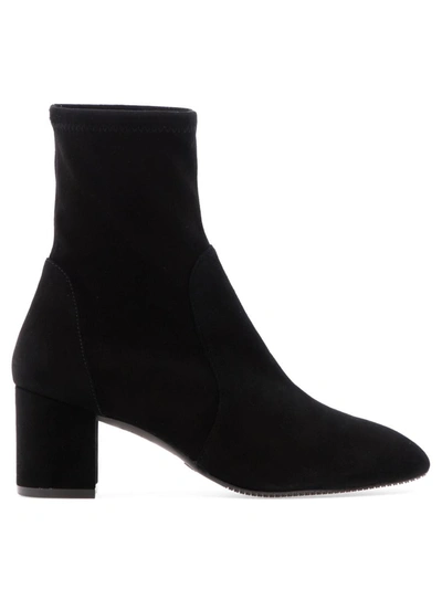 Shop Stuart Weitzman "yuliana 60" Ankle Boots In Black