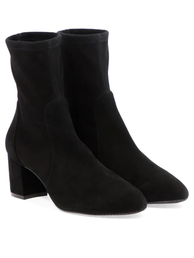 Shop Stuart Weitzman "yuliana 60" Ankle Boots In Black