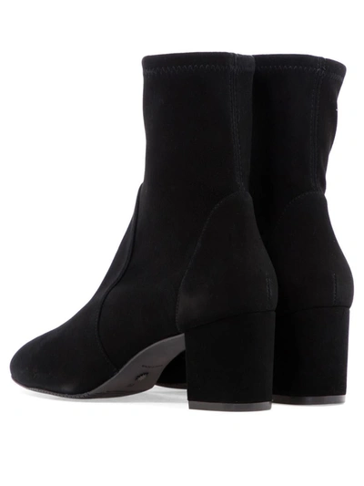 Shop Stuart Weitzman "yuliana 60" Ankle Boots In Black