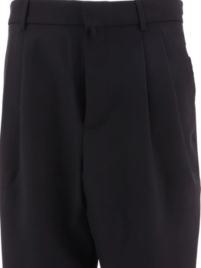 Shop 032c Pleated Trousers In Black