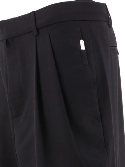Shop 032c Pleated Trousers In Black