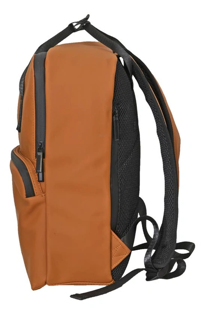 Duchamp Rubberized Computer Backpack In Sedona