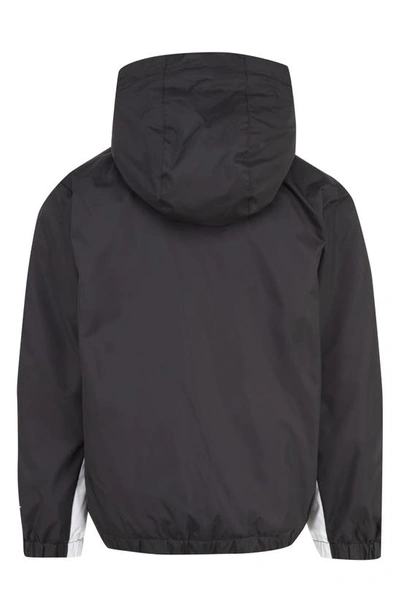 Nike Kids' Swoosh Fleece Lined Windrunner Jacket In Black