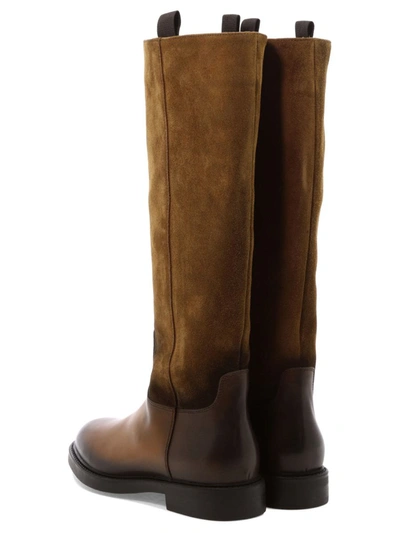 Shop Doucal's "alain" Boots In Brown