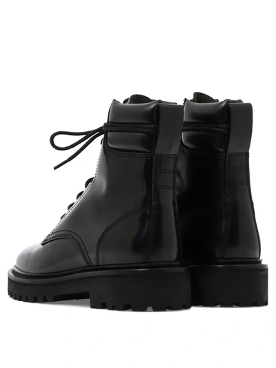 Shop Isabel Marant "chunky" Ankle Boots In Black