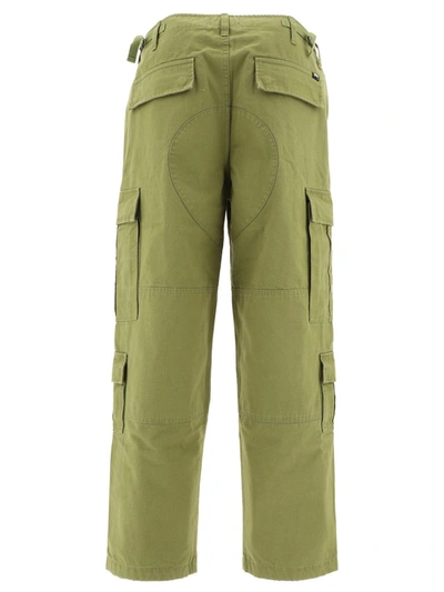 Shop Stussy "ripstop Surplus" Cargo Trousers In Green