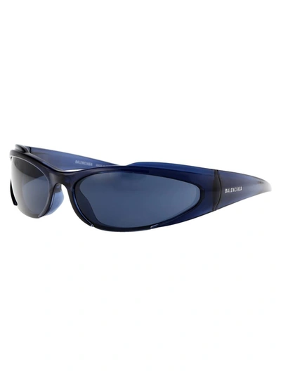 Balenciaga Sunglasses In 003 Blue Blue Blue