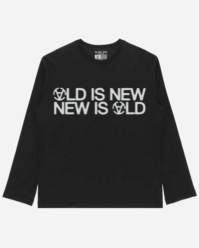 Shop Slam Jam Grailed Longsleeve T-shirt In Black