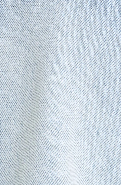 Area Crystal-embellished Cutout High-rise Straight-leg Jeans In Light Blue
