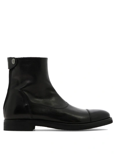 Shop Alberto Fasciani "abel" Ankle Boots In Black
