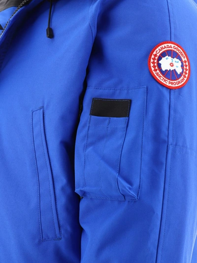 Shop Canada Goose "chilliwack" Bomber Jacket In Blue