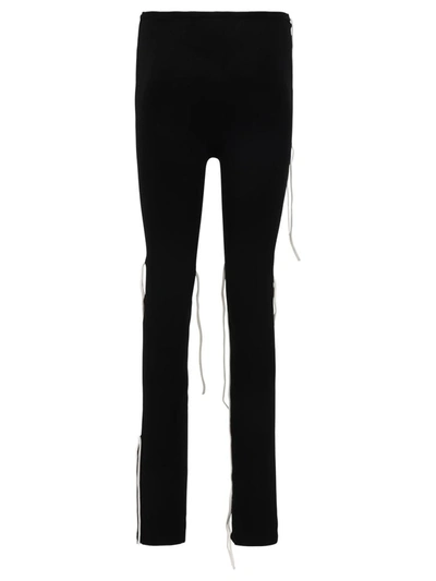 Shop Ottolinger "strappy" Trousers In Black