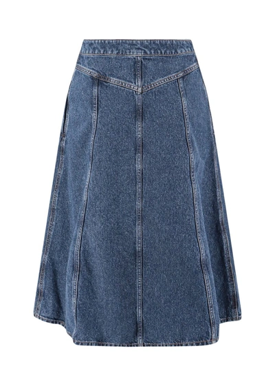 Shop Chloé Skirt In Blue