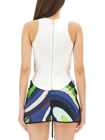 Shop Pucci Tops With Logo In White