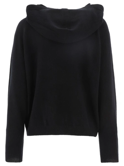 Shop Allude Drawstring Sweater In Black