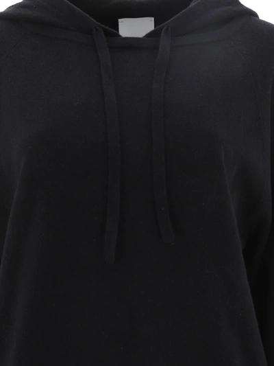 Shop Allude Drawstring Sweater In Black