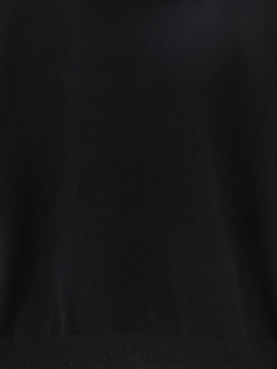 Shop Allude Drawstring Sweater In Black