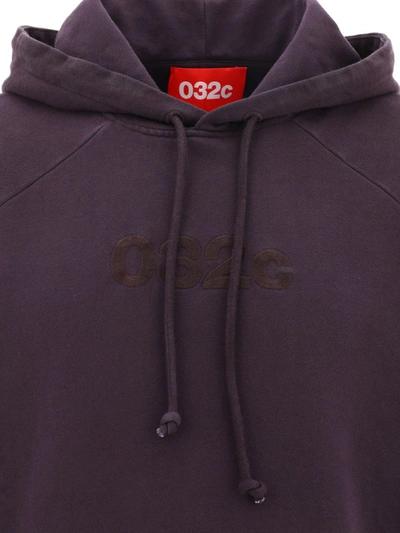 Shop 032c "container" Hoodie In Purple