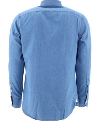 Shop Borriello "idro" Shirt In Light Blue