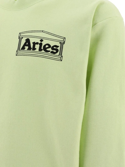Shop Aries "premium Temple" Sweatshirt In Green
