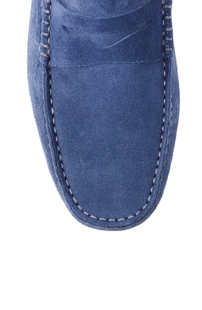 Shop Vellapais Jasmine Driver Loafer In Blue