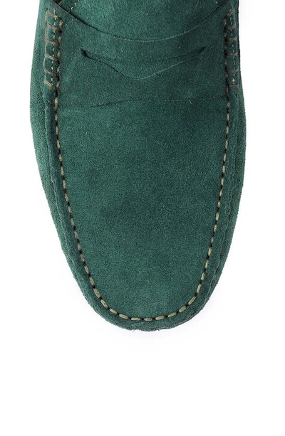Shop Vellapais Jasmine Driver Loafer In Dark Green