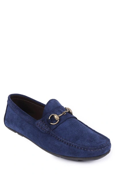 Shop Vellapais Anemone Horsebit Loafer In Navy Blue