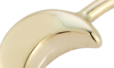 Ember Fine Jewelry 14k Gold Moon & Star Bypass Ring In Gold