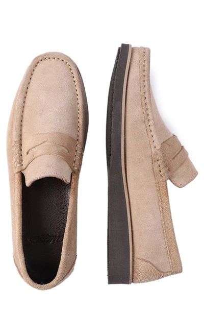 Shop Vellapais Lupin Penny Loafer In Beige