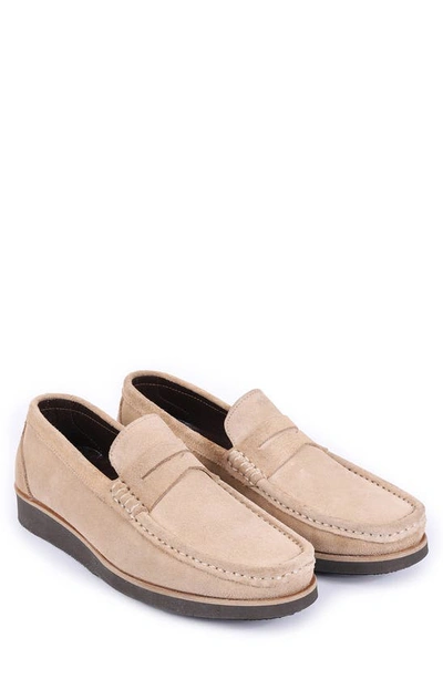 Shop Vellapais Lupin Penny Loafer In Beige