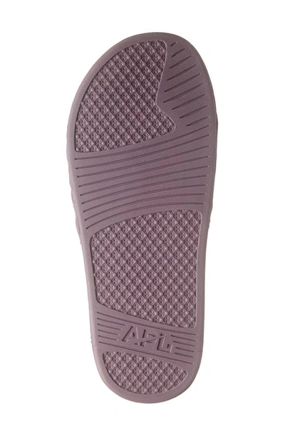 Shop Apl Athletic Propulsion Labs Lusso Quilted Slide Sandal In Moonscape