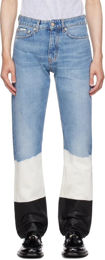 Shop Eytys Blue Orion Jeans In Edge