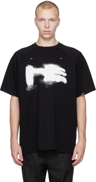 Shop Heliot Emil Black Xylem T-shirt