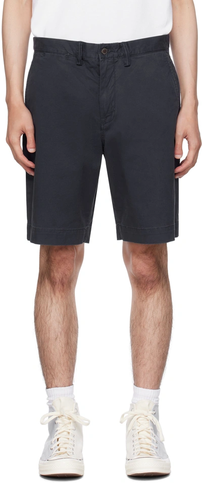 Shop Polo Ralph Lauren Navy Classic Fit Shorts In Nautical Ink