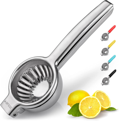 Zulay Kitchen Manual Citrus Press Juicer And Lime Squeezer Stainless Steel In Silver