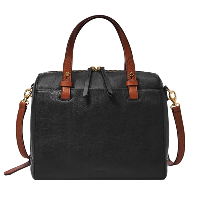 Fossil Women's Rachel Litehide Leather Satchel In Black