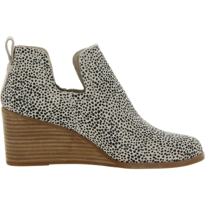 Shop Toms Kallie Womens Suede Cut-out Ankle Boots In Multi