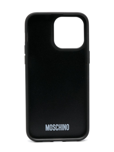 Shop Moschino Teddy-motif Iphone Case In Black
