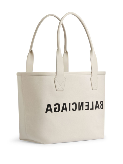 Shop Balenciaga Jumbo S Tote Bag In Neutrals