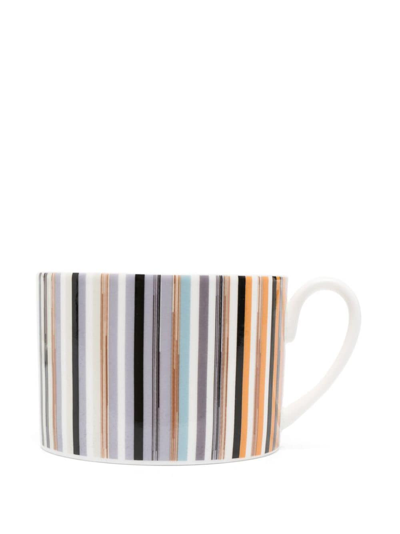 Missoni Set Of Six Striped Tea Set In White