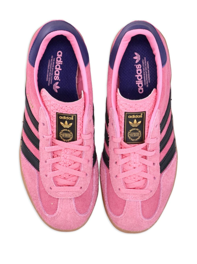 Shop Adidas Originals Gazelle Indoor Suede Sneakers In Pink