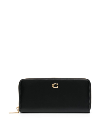 Coach continental zip 2025 wallet