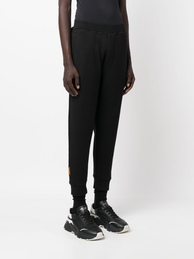 Shop Dsquared2 X Pac-man Graphic-print Track Pants In Black