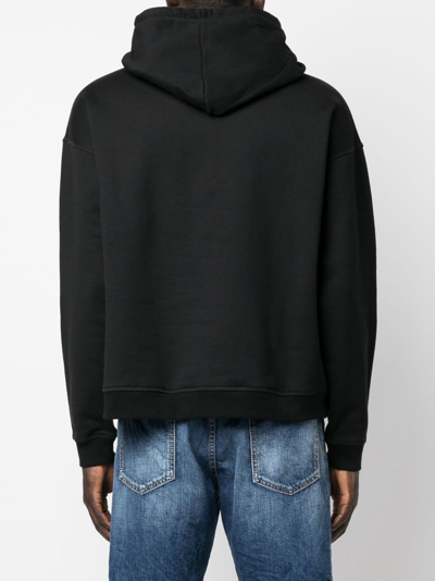 Dsquared2 Cartoon-print Hoodie In Black